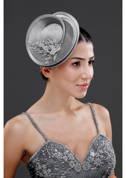 Kristal Taş Detaylı Nikah Kep – Nişan, Düğün ve Özel Davet Aksesuarı