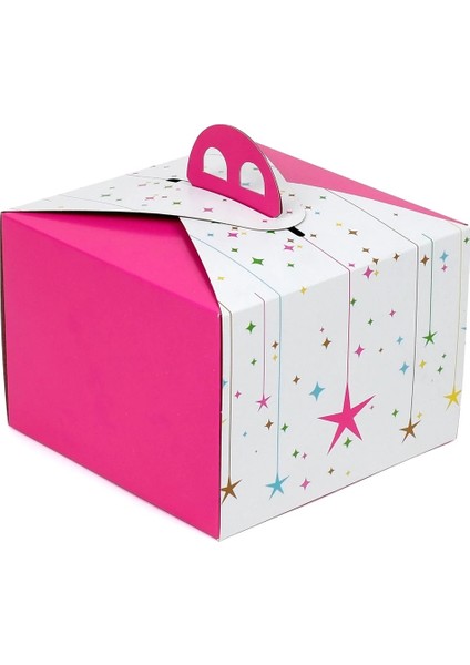 3 No Sade Yüksek Turta Kutusu 26.3X26.3X13 cm fiyatları