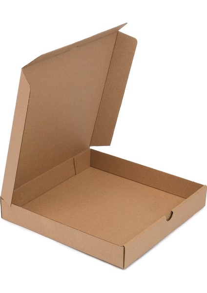 Baskılı Esmer Pizza Kutusu 24X24X4 cm indirimleri