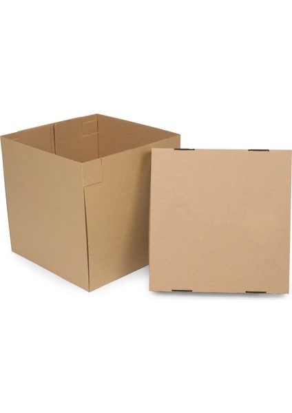 Oluklu Katlı Kraft Renk Yaş Pasta Kutusu 30X30X30 cm fiyatları