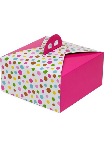 0 No Sade Kısa Turta Kutusu 18X18X11 cm fiyatları