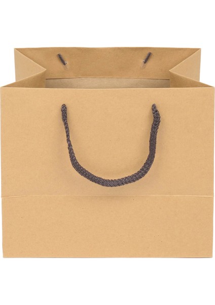 Ip Saplı Kraft Çanta 29X29X23 cm