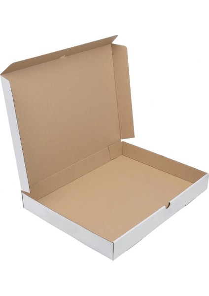 Baskısız Beyaz Renk Oluklu Tepsi Baklava Kutusu 800 gr 31X41X5 cm fiyatları