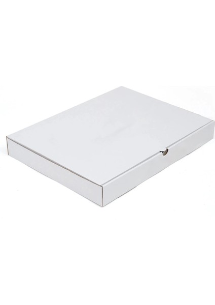 Baskısız Beyaz Renk Oluklu Tepsi Baklava Kutusu 800 gr 31X41X5 cm modelleri