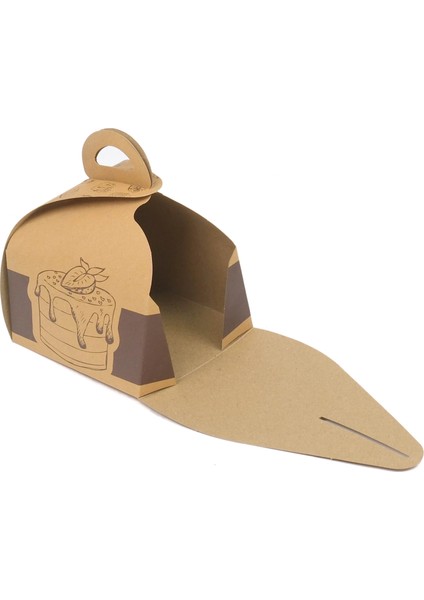 Kraft Mono Turta Kutusu 12X12X9.5 cm modelleri