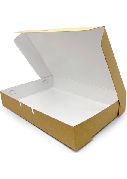 Kraft Sedefli Baklava Kutusu 2000 gr 24X32X3.8 cm modelleri