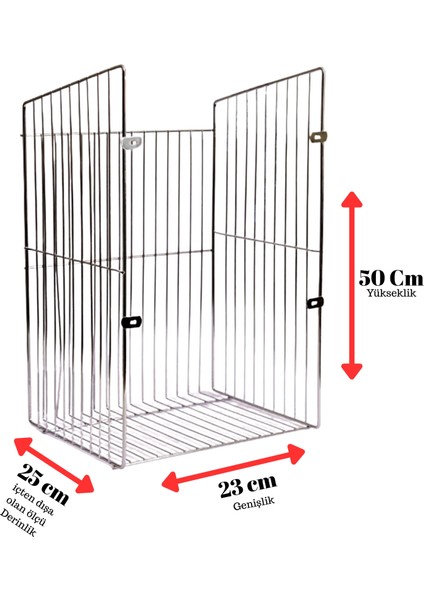 Dolap İçi Monteli Çamaşır Kirli Sepeti Modül 30 cm Kapak Uyumlu (Genişlik 23x50 cm Yükseklik) PİSTON HEDİYE 📦 H 8101 fiyatları