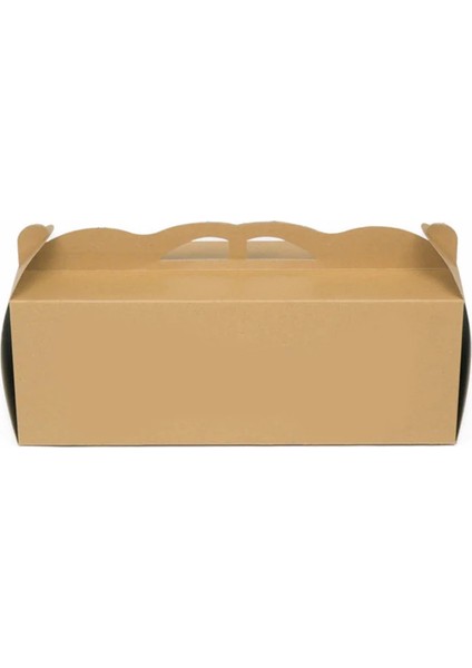 Kraft Saplı Baton Turta Kutusu 10X34X10 cm