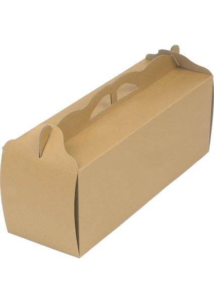 Kraft Saplı Baton Turta Kutusu 10X34X10 cm fiyatları