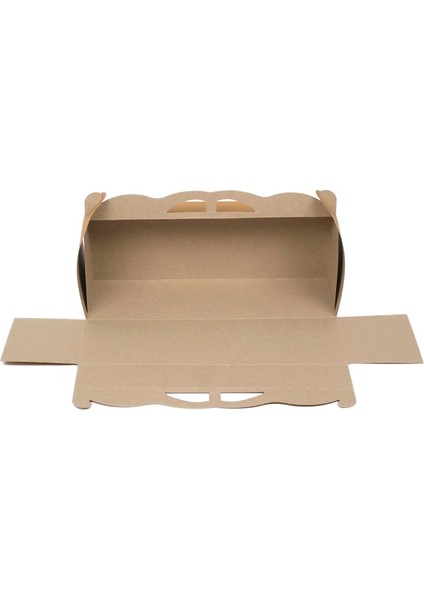 Kraft Saplı Baton Turta Kutusu 10X34X10 cm modelleri