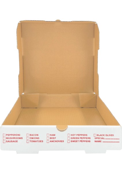 Delicious Pizza B Dalga 25.5X25.5X5 cm Pizza Kutusu modelleri