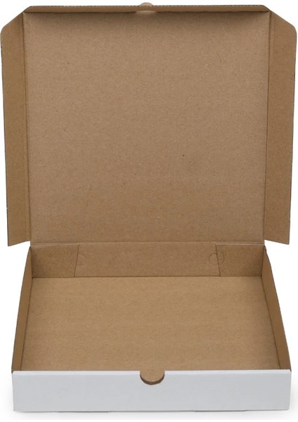 Baskısız Beyaz Pizza Kutusu 41X41X4.5 cm indirimleri