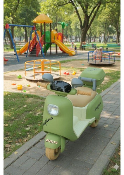 Wespina 3tekerli Akülü Motor Müzik Çalarlı Uzaktan KUMANDALI50KILO Kapasiteli fiyatları