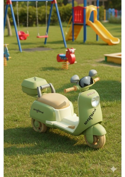 Wespina 3tekerli Akülü Motor Müzik Çalarlı Uzaktan KUMANDALI50KILO Kapasiteli indirimleri