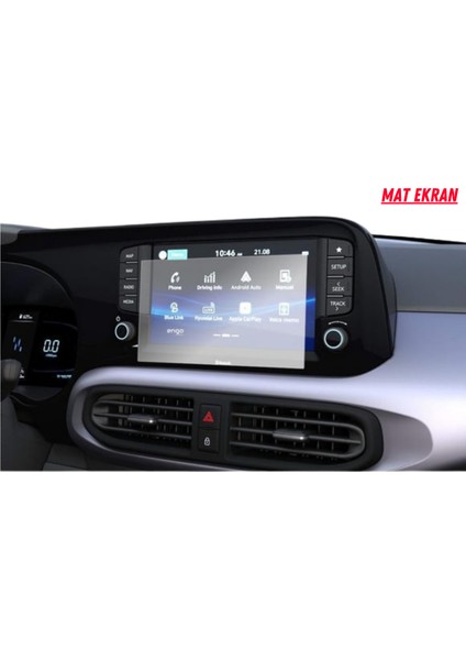 Hyundai I10 2022-2023-2024 Navigasyon ve Multimedya Uyumlu Mat Ekran Koruyucu