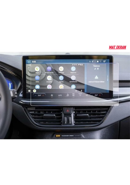 Ford Focus 2023-2024 Navigasyon ve Multimedya Uyumlu Mat Ekran Koruyucu