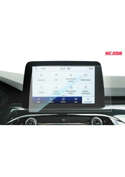 Ford Kuga 2020-2023 Navigasyon ve Multimedya Uyumlu Mat Ekran Koruyucu