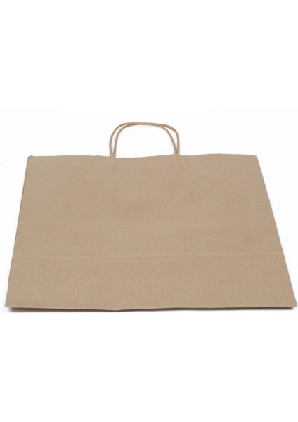 Burgu Saplı Kraft Çanta 25X13.5X31 cm modelleri