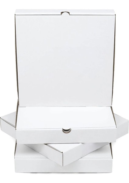 Yuvarlak Tepsiye Uygun Oluklu Beyaz Tepsi Baklava Kutusu 52.5*52.5*4.5 cm modelleri