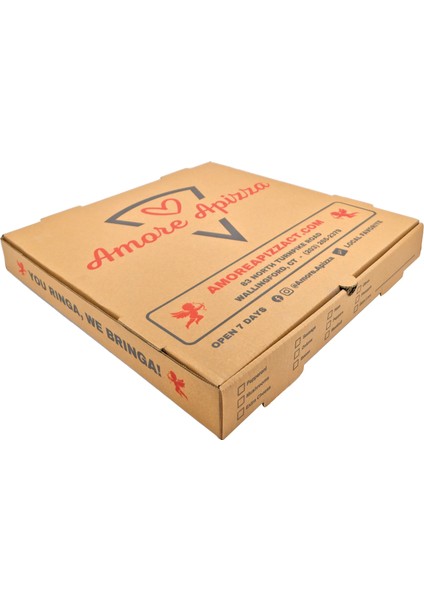 Amore Apizza B Dalga 41X41X5.3 cm Pizza Kutusu fiyatları
