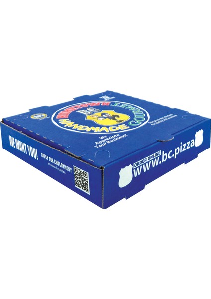 Hometown Handmade B Dalga 25.5X25.5X5.5 cm Pizza Kutusu