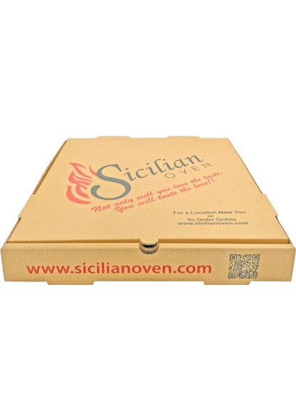 Sicilian Oven B Dalga 36X36X5 cm Pizza Kutusu
