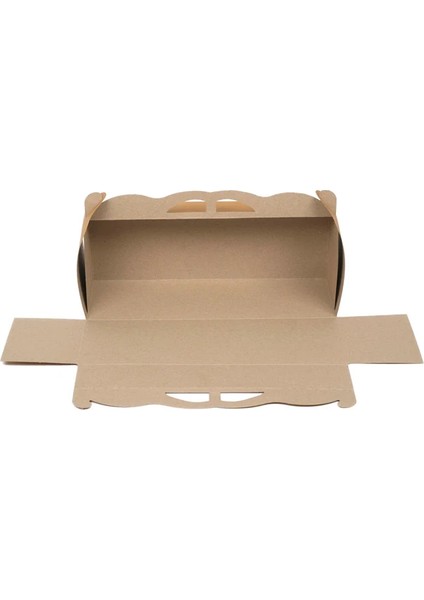 Kraft Saplı Baton Turta Kutusu 10X34X10 cm modelleri