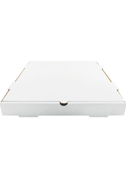 Baskısız B Dalga 46X46X5 cm Pizza Kutusu