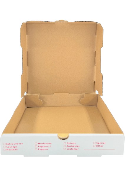 Fresh Pizza B Dalga 26X26X.5 cm Pizza Kutusu modelleri