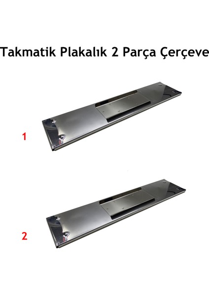 Takmatik Makam Plakalık (2 Parça Çerçeve)