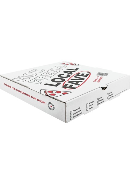 Local Fave B Dalga 41X41X5CM Pizza Kutusu fiyatları