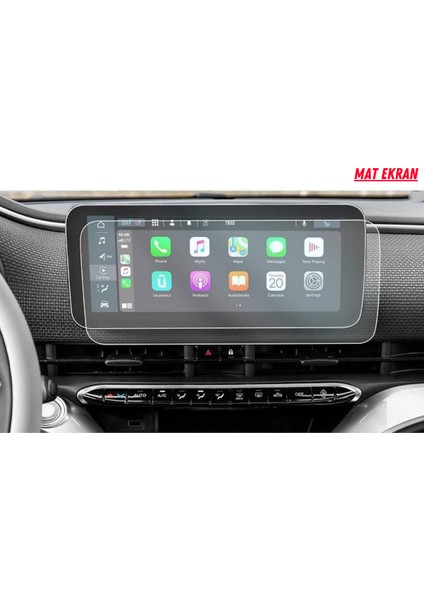 Fiat Egea 2022-2023 Navigasyon ve Multimedya Uyumlu Mat Ekran Koruyucu