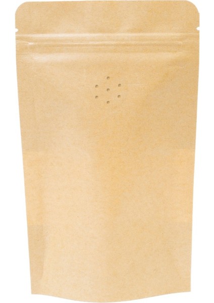 Kraft Alüminyum Valfli Doypack 13X22.5X7 cm 100 Gram