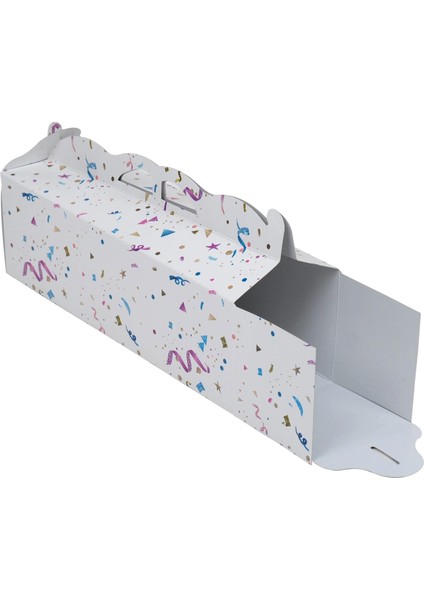 Saplı Baton Turta Kutusu Sedefli 10X34X10 cm modelleri