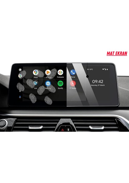 Bmw G30 520 Lci 2020-2024 Makyajlı Kasa Multimedya Uyumlu Mat Ekran Koruyucu fiyatları