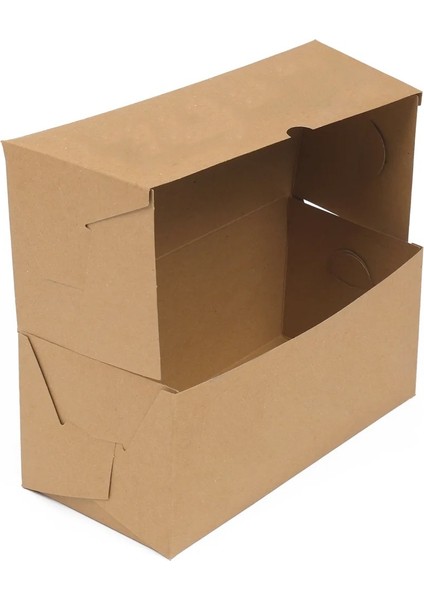 Kraft Ikili Hamburger Kutusu 24X12X11 cm fiyatları