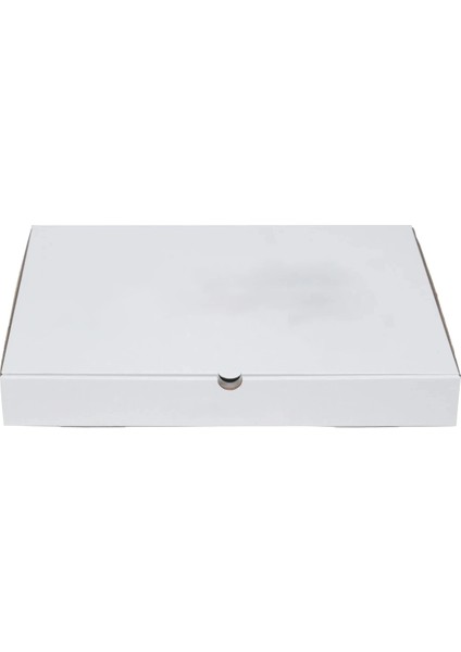 Baskısız Beyaz Renk Oluklu Tepsi Baklava Kutusu 1000 gr 36X46X5 cm
