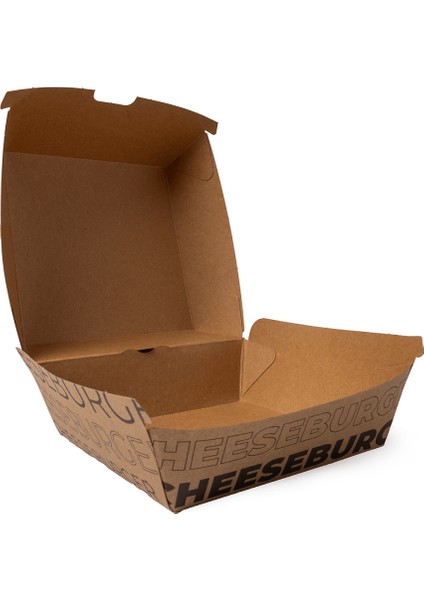 Baskılı Hamburger Kutusu 12X12X8 cm fırsatları