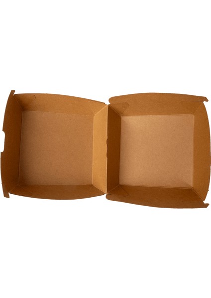 Baskılı Hamburger Kutusu 12X12X8 cm