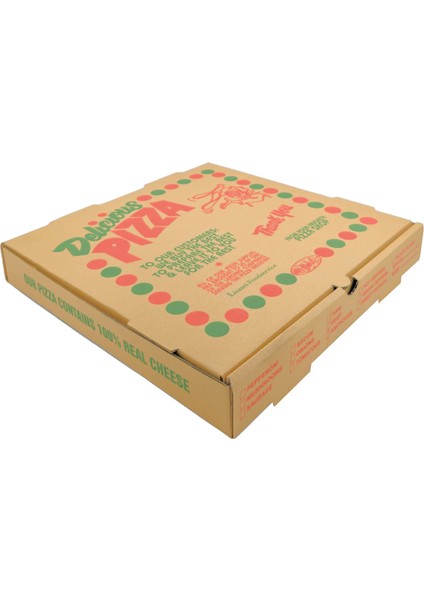 Delicious Pizza B Dalga 36X36X5 cm Pizza Kutusu fiyatları