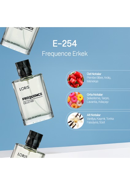 E-254 Frequence Erkek Parfüm 50 ml fiyatları