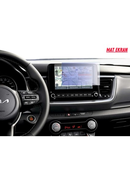 Kia Stonic 2023-2024 Navigasyon ve Multimedya Uyumlu Mat Ekran Koruyucu modelleri
