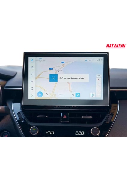 Toyota Corolla Cross 2022-2023 Navigasyon ve Multimedya Uyumlu Mat Ekran Koruyucu fiyatları
