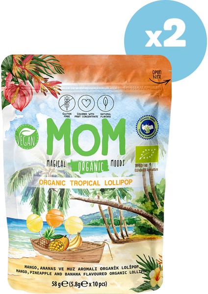 Organik Tropikal Lolipop 2'li Paket