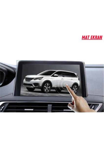 Peugeot 3008 2021-2023 Navigasyon ve Multimedya Uyumlu Mat Ekran Koruyucu fiyatları