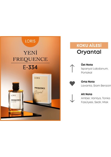 E-334 Frequence Erkek Parfüm Edp 50 ml modelleri