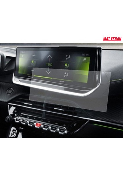 Peugeot 2008 2019-2020 Navigasyon ve Multimedya Uyumlu Mat Ekran Koruyucu fiyatları