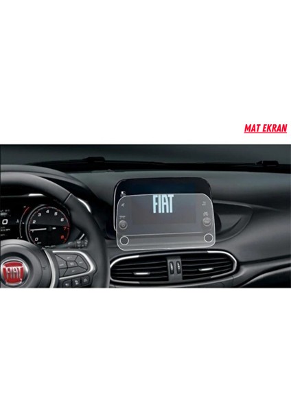 Fiat Egea-Egea Cross 2022-2023 Navigasyon ve Multimedya Uyumlu Mat Ekran Koruyucu modelleri