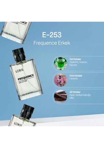 E-253 Frequence Erkek Parfüm 50 ml fiyatları