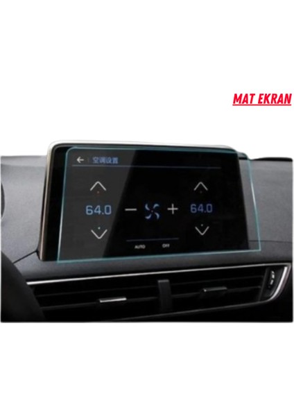 Peugeot 3008 Allure 2024 Navigasyon ve Multimedya Uyumlu Mat Ekran Koruyucu modelleri